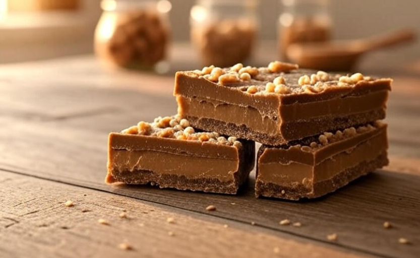 The Perfect Peanut Butter Bars in 3 Steps