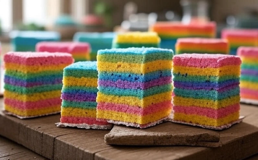 Rainbow Layer Treats That Steal the Show