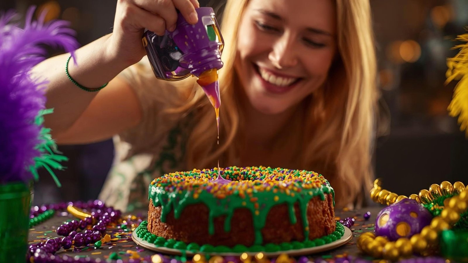 👑 Bring Mardi Gras magic to your kitchen!
Sweet, colorful King Cake with creamy cinnamon layers 💜💛💚
👇 Bake yours now at kewlrecipes.com
#KingCake #MardiGrasDessert #BakingLove #SweetTreats #FestiveBakes #HomemadeDessert #FoodieVibes #KewlRecipes