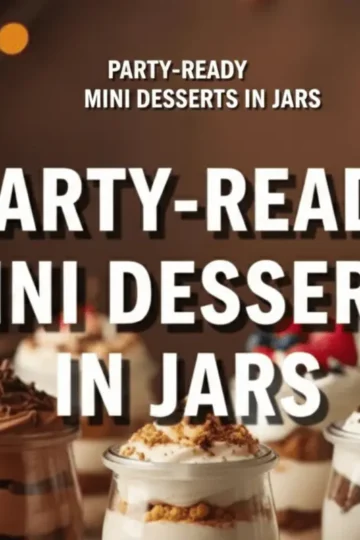 Party-Ready Mini Desserts in Jars
