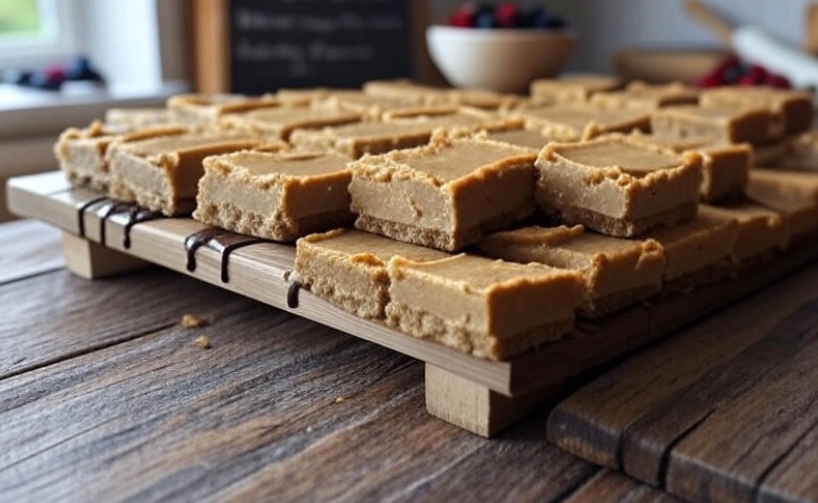 The Perfect Peanut Butter Bars in 3 Steps