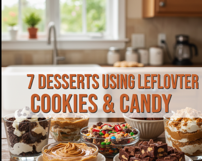 7 Desserts Using Leftover Cookies & Candy