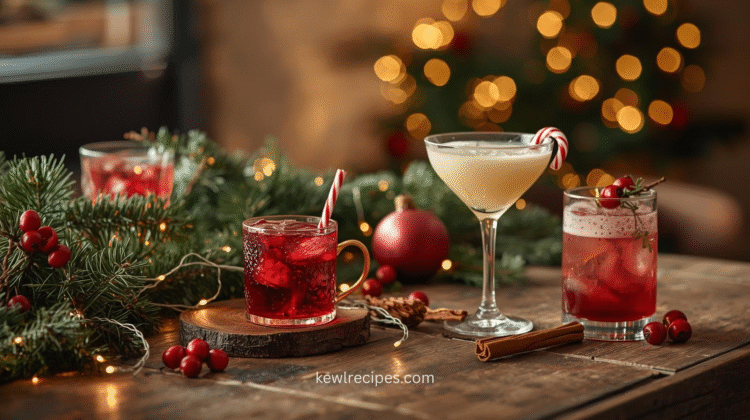 Christmas cocktails